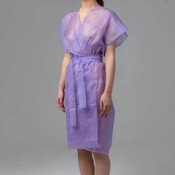 Халат кимоно без рукавов Doily, фиолетовый S/M