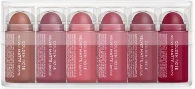 Набор - Golden Rose Matte Lipsticks Mini Set (lip/st/6pcs) (377679-86376)