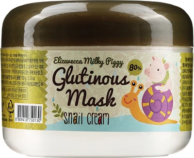Elizavecca Face Care Milky Piggy Glutinous Mask 80% Крем-маска нічна з муцином равлики 100g (299999-997)