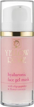 Гель-маска для обличчя з гіалуроновою кислотою - Yellow Rose Hyaluronic Face Gel Mask 100ml (996504-42802)