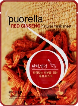 Тканевая маска для лица с женьшенем - Puorella Red Ginseng Mask Sheet 20g (601803-8350)