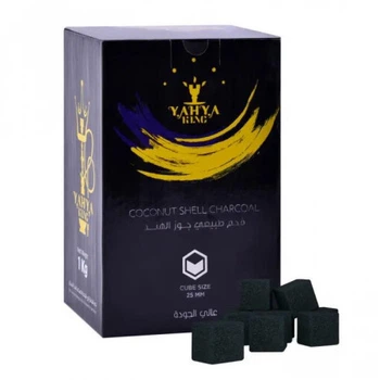 Вугілля кокосове Yahya KING 1кг/72шт У Коробці Яхья кінг 482001195