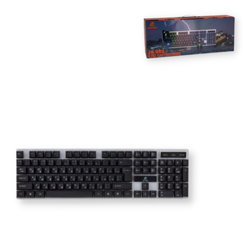 Игровой комплект для ПК 4в1 клавиатура, мышь, наушники, коврик JEQANG JK-988 черный (ЦУ-00033988_601)