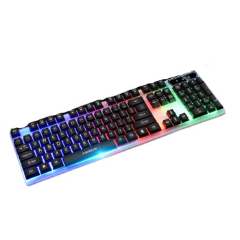 Клавіатура провідна T-Wolf VR6 LED для настільного ПК чорний (ЦDV-169477_456)