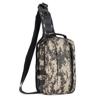 Армейская тактическая сумка-рюкзак защитник 140-ACU Digital пиксель