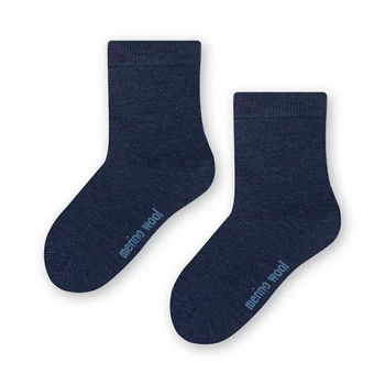 Дитячі теплі шкарпетки Steven Merino Wool сині 20-22р