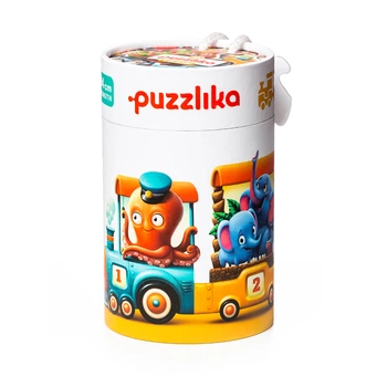 Пазл Puzzlika Потяг з тваринками 20 ел., 3+