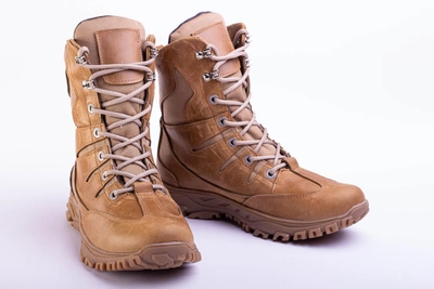 Берці зимові ТМ GERC | Тактичні зимові черевики Коричневі Розмір 42 kit0102/42