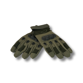 Тактичні воєнні рукавиці OKLAI Хакі Розмір XL кTGL0102/XL