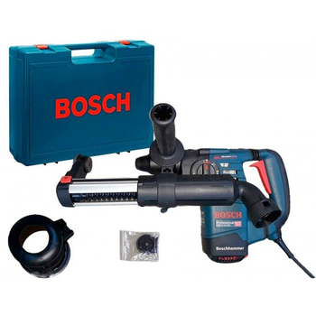 Перфоратор Bosch Professional GBH 3-28 DRE в чемодане с насадкой пылеудаления GDE 16 Plus (061123A000+1600A0015Z)
