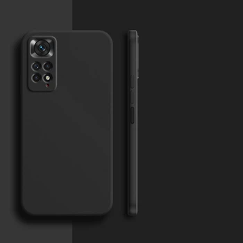 Силиконовый чехол Soft Touch для Xiaomi Poco X4 Pro 5G Чёрный