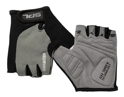 Перчатки велосипедные Spelli SBG-1457 Grey "L" черно-серые