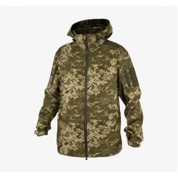 Військова тактична куртка Soft Shell весна - осінь ТТХ піксель 54 р, зріст 182