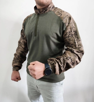 Тактическая рубашка UBACS TTX CoolPass мультикам олива 56 р