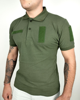 Тактическая футболка Поло Пике ТТХ олива M