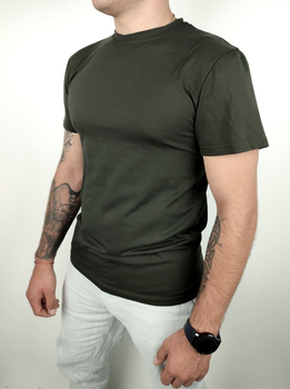 Тактическая футболка НГУ ТТХ Хаки (эластичная, хлопок + полиэстер) 50 (L)