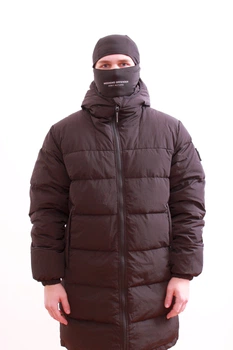 Длинная зимняя пуховая куртка Weekend Offender Sapporo Black размер М