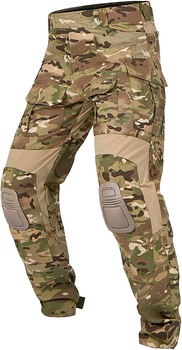 Тактические штаны G3 COMBAT PANTS MULTICAM боевые армейские брюки мультикам с наколенниками и спандекс вставками р.4XL