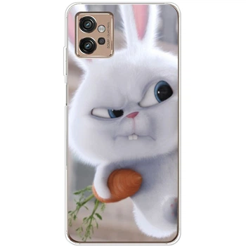 Силиконовый чехол BoxFace Motorola G32 Rabbit Snowball (45173-up1116)