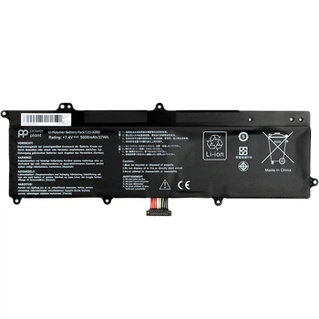 Акумулятор PowerPlant для ноутбуків Asus VivoBook S200E Series (C21-X202) 7.4V 5000mAh