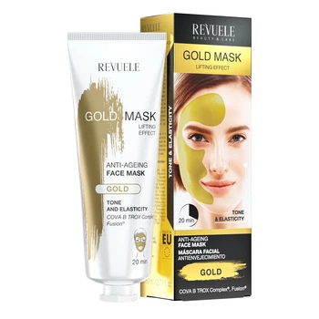 Маска для лица с лифтинговым эффектом Revuele Gold Lifting Effect Mask 80 мл.