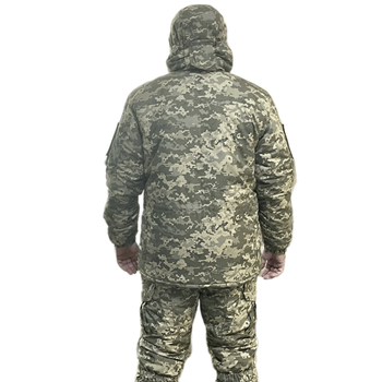Костюм зимний военный ЗСУ пиксель ММ14 бушлат и штаны размер 50-52 рост 170-178
