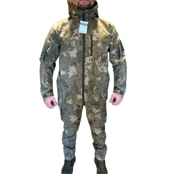 Теплый флисовый костюм куртка и штаны софтшел soft-shell размер 52 (ХL)