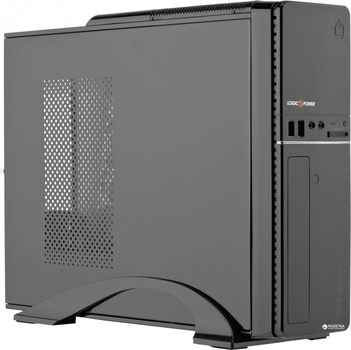 Корпус Logicpower S607 BK Black 400W Slim