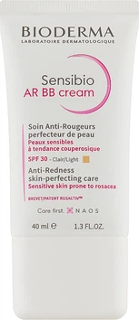Крем для кожи с покраснениями - Bioderma Sensibio AR BB Cream SPF 30+ 40ml (85307-662)