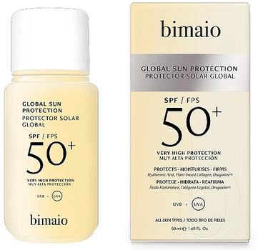 Солнцезащитный крем с SPF 5O+ для лица - Bimaio Global Sun Protection 50ml (1115953-81709)