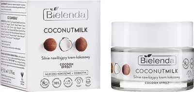 Интенсивно увлажняющий кокосовый крем - Bielenda Coconut Milk Strongly Moisturizing Coconut Cream 50ml (1089537-76307)