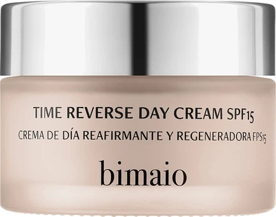 Відновлюючий денний крем SPF15 для обличчя - Bimaio Time Reverse Cream SPF15 50ml (1115887-94931)