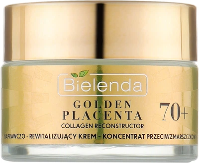 Відновлювальний крем-концентрат проти зморщок 70+ - Bielenda Golden Placenta Collagen Reconstructor 50ml (1057653-55107)