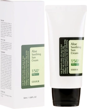 Солнцезащитный крем с алоэ - COSRX Aloe Soothing Sun Cream SPF50+ PA+++ 50ml (388757-73650)