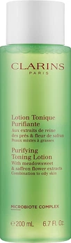 Тонізуючий лосьйон з екстрактами таволги та гамамелісу - Clarins Purifying Toning Lotion 400ml (872622-64233)