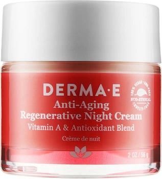 Антивіковий антиоксидантний нічний крем для обличчя - Derma E Night Cream 56g (864501-9991)