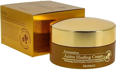 Питательный крем для лица с активными пузырьками кислорода - Deoproce Fermentation Active Healing Cream 100ml (896057-28532807)