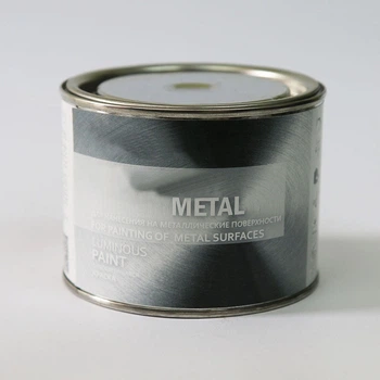 Светящаяся люминесцентная краска по металлу Altey Metal 0,75кг двухкомпонентная Прозрачная с зеленым свечением