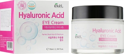 Увлажняющий крем для кожи вокруг глаз, с гиалуроновой кислотой - Ekel Hyaluronic Acid Eye Cream 70ml (828606-12986)