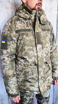 Бушлат зимовий військовий Пиксель (куртка військова зимова) 58 розмір ЗСУ (338124)