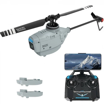 Дрон Blitz C127 Sentry Черный Шершень с широкоугольной камерой 6Axis Wifi 6G 15 мин полет + Аккумулятор Серый