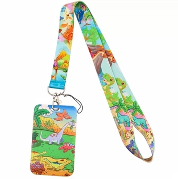 Офисный бейдж на шею Chansin Dino World Вертикальный (55593435)