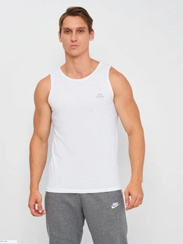 Майка Kappa Canotta Spalla Larga білий M Чоловік K1325 Bianco-M