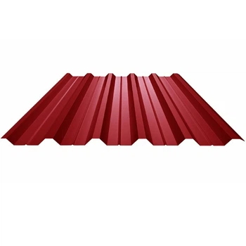 Профнастил кровельный KLEVERSTEEL ПК-35 1115/1080 мм 0,50 мм RAL 3005 Вишня