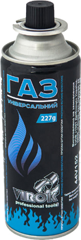 Газовий картридж Virok з цанговим з'єднанням 220 г (44V152)