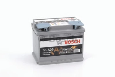 Акумулятор 60Ah-12v BOSCH AGM (S5A05) (242х175х190), R, EN680 Bosch (0092S5A050)