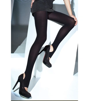 Легінси жіночі матові з полоскою під пяткою Giselle 80 den KNITTEX р.М 164-170 (чорні)