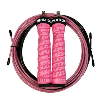 Скакалка скоростная для кроссфита UP & FORWARD Speed Rope PRO+ UF3200 Pink
