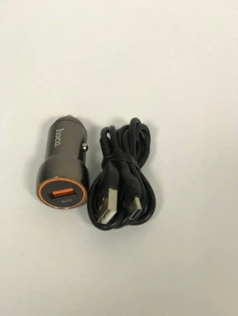 Автомобильное зарядное устройство Hoco Z46 Type c 2in1 1 Usb QC3.0 18w