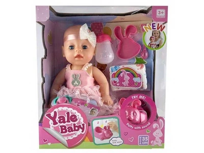 Пупс функциональный с аксессуарами Yale Baby, YL 1972 M